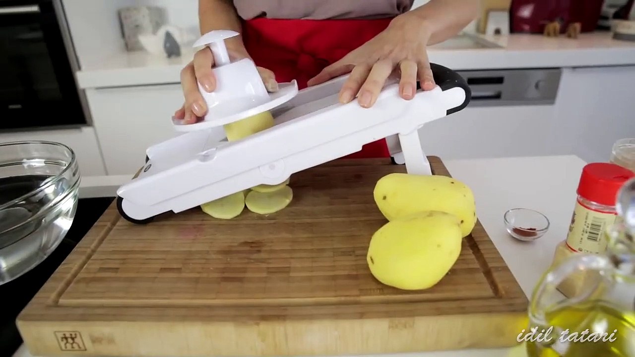 Fırında Patates Cipsi Nasıl Yapılır -  Potato Chips