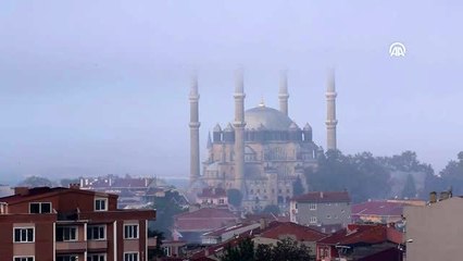 Sisin örttüğü Selimiye'de doyumsuz manzara