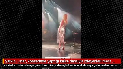44'lük Linet kalça dansıyla mest etti