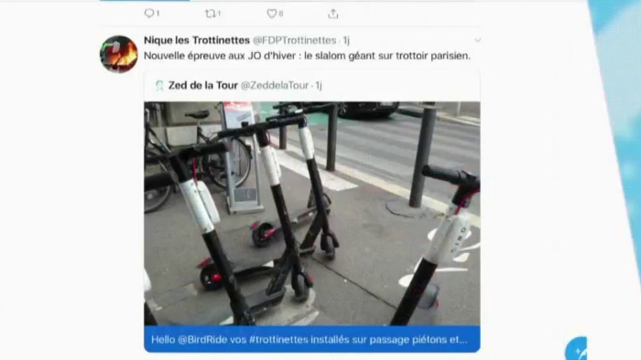Twitter censure un compte qui harcelait les trottinettes électriques