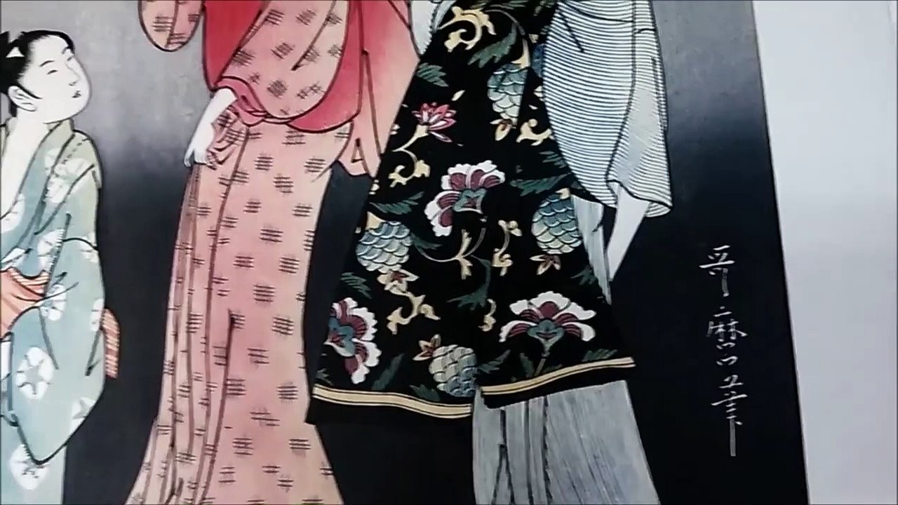 Japanese Art UKIYOE UTAMARO(1753-1806) Woodcut 24 sheets No.10    24