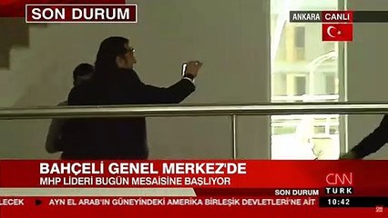 21 gündür görülmeyen MHP Lideri Bahçeli Genel Merkez'de