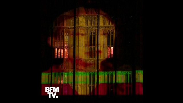 À Londres, des militants d'Extinction Rebellion ont projeté le discours de Greta Thunberg à l'ONU sur le Parlement britannique