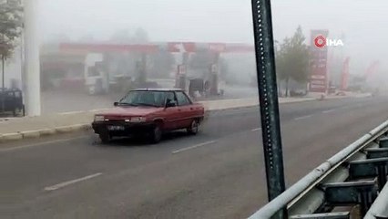 İstanbul - Çanakkale yolunda yoğun sis