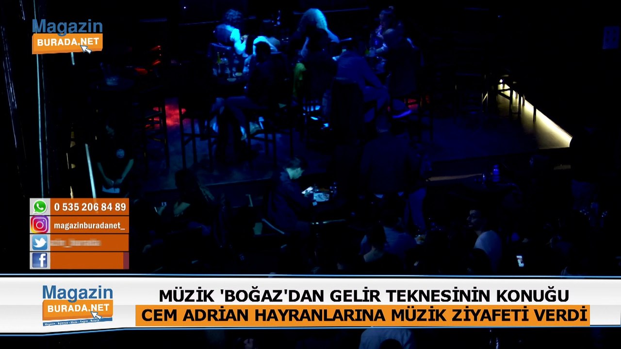 Cem Adrian Müzik Boğaz’dan Gelir konserinde rüzgar estirdi!