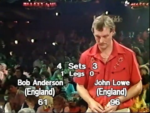 BDO World Darts Championship Final 1988 - Bob Anderson vs John Lowe 3of3
