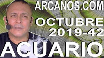 ACUARIO OCTUBRE 2019 ARCANOS.COM - Horóscopo 13 al 19 de octubre de 2019 - Semana 42