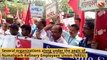 Numaligarh Refinery Employees Union (NREU) stage protest against privatization of NRL