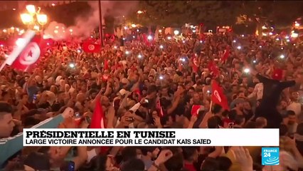Présidentielle en Tunisie : large victoire annoncée pour le candidat Kais Saied