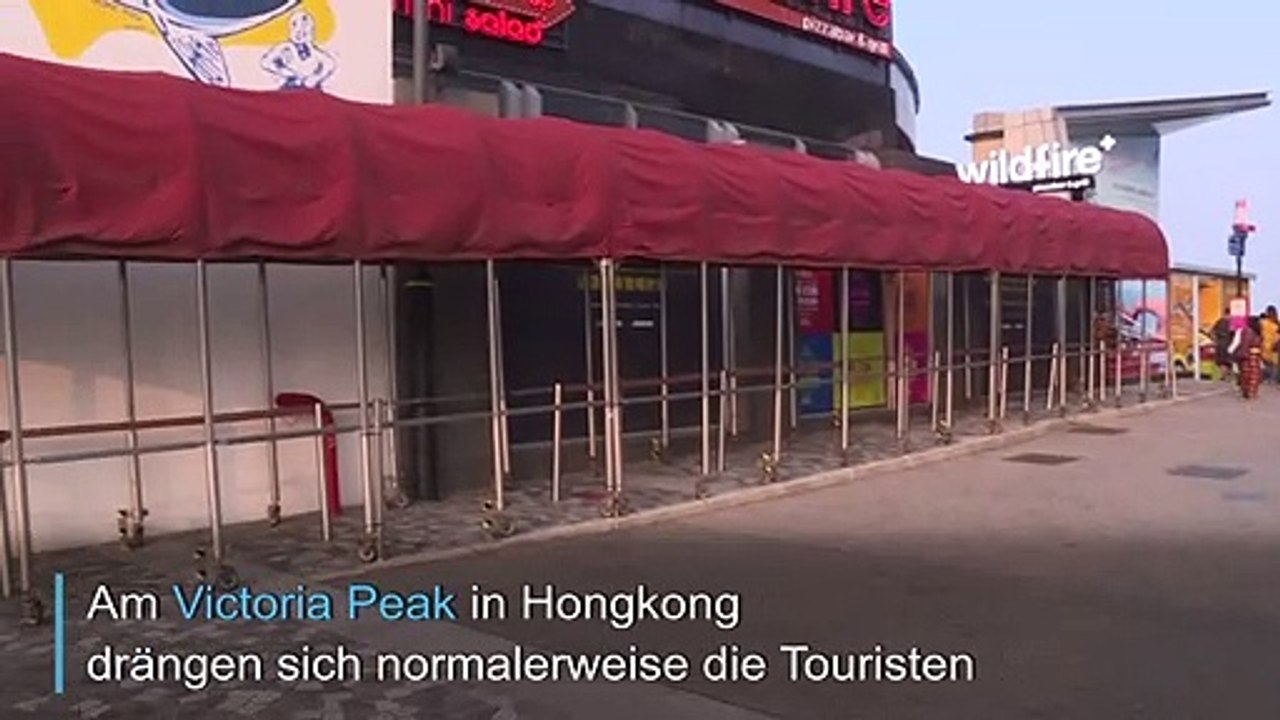 Touristen meiden Hongkong wegen Protesten