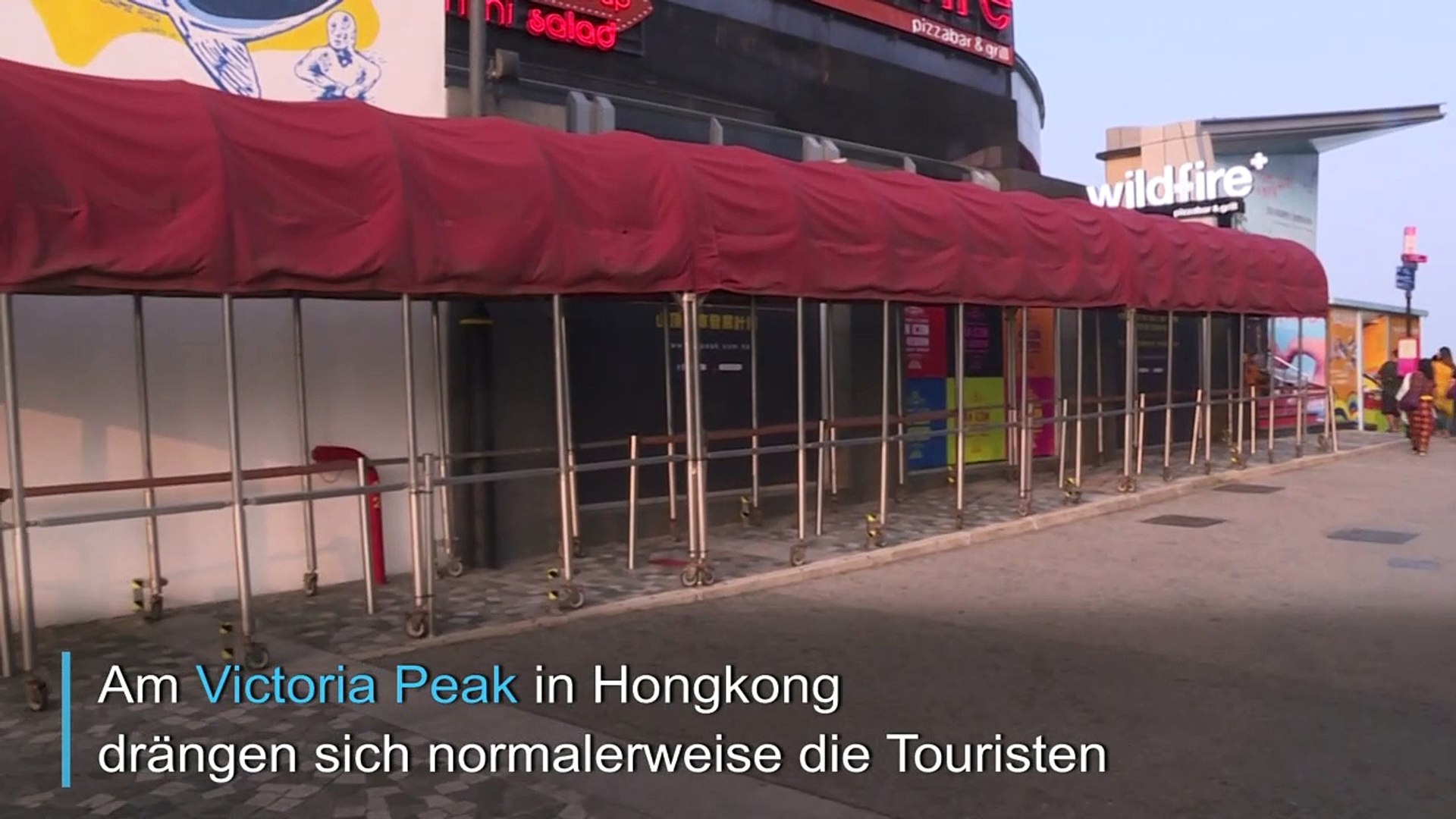 ⁣Touristen meiden Hongkong wegen Protesten