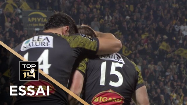TOP 14 - Essai Arthur RETIERE (SR) - La Rochelle - Brive - J7 - Saison 2019/2020