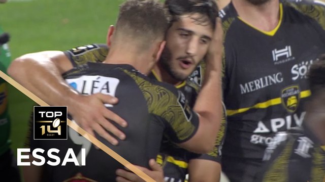 TOP 14 - Essai Tawera KERR-BARLOW (SR) - La Rochelle - Brive - J7 - Saison 2019/2020