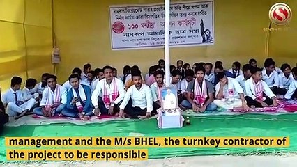 AASU launched 100 hr Hunger Strike in Namrup