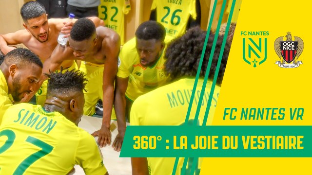Vidéo 360° : la joie du vestiaire après FCN/NICE