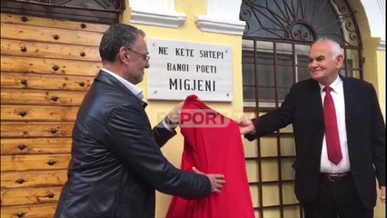 Vendoset pllakat në shtëpinë e Migjeni   tashmë të gjithë do kujtojmë se ku lindi poeti Mjerimit