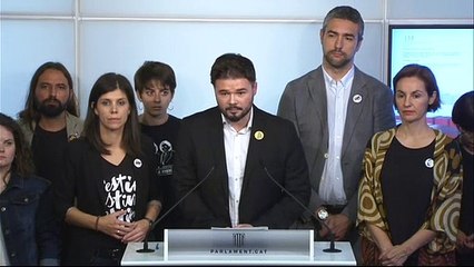 Rufián: "No es una sentencia, es una venganza"