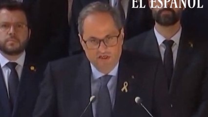 Quim Torra exige amnistía y una reunión urgente a Sánchez