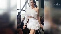 Deren Talu New York Moda Haftası'nda podyuma çıktı