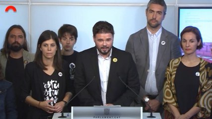 ERC ve la sentencia como la "mayor agresión" contra Cataluña