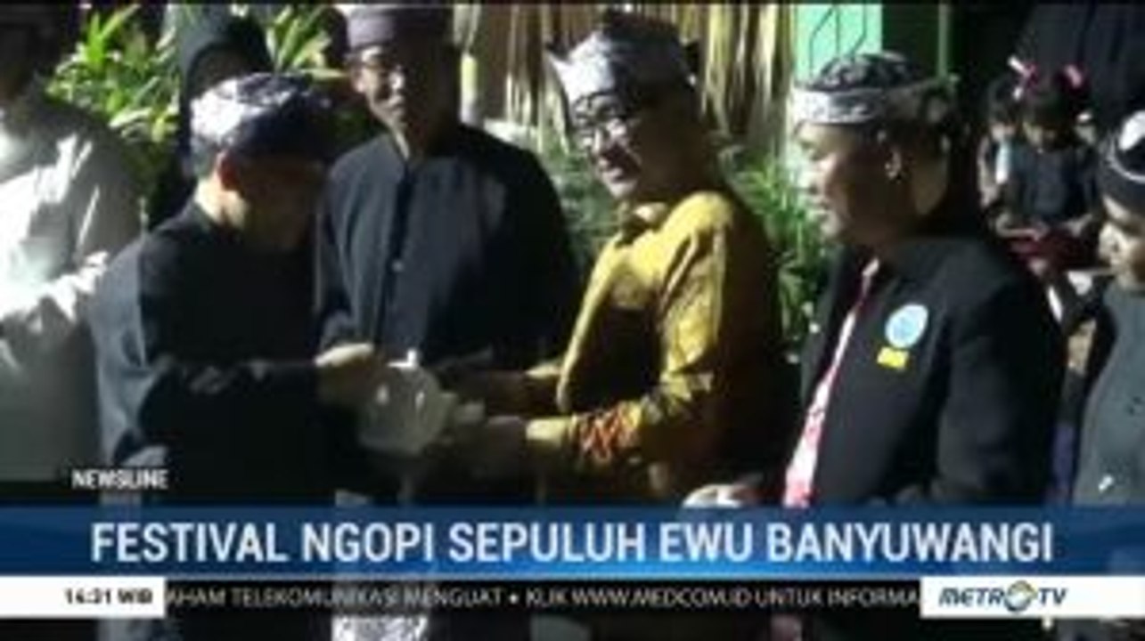 Ribuan Wisatawan Ramaikan Festival Ngopi Sepuluh Ewu