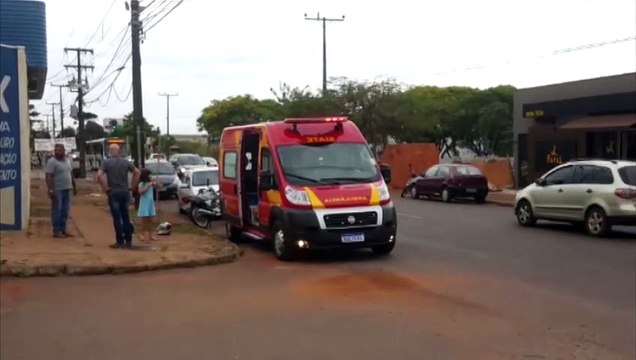 Siate atende feridos em acidente no Bairro Cancelli