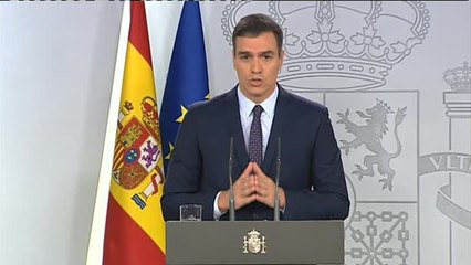 Pedro Sánchez: "El acatamiento significa su íntegro cumplimiento"