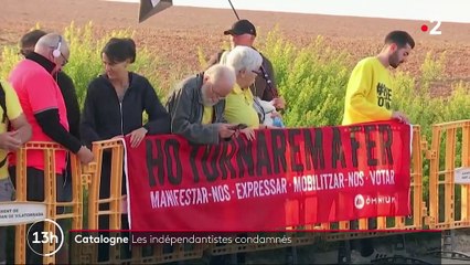 Catalogne : des manifestations organisées après la condamnation d'indépendantistes