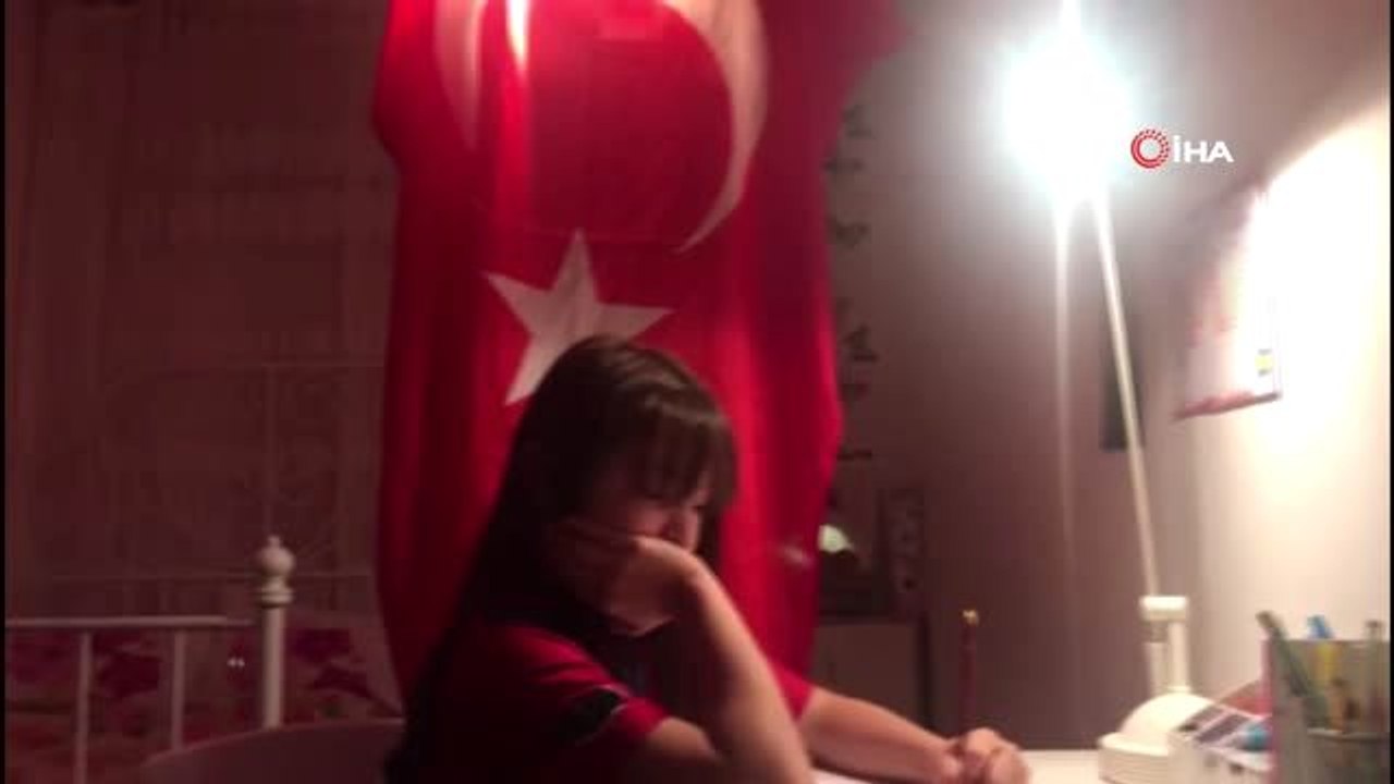 - Gurbetçi küçük kızdan Mehmetçiğe destek