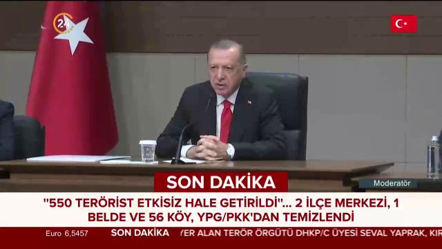 Erdoğan'dan 'YPG ile Esad rejimi anlaştı' iddiasına yanıt