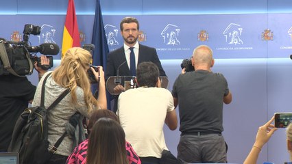 Rueda de prensa de Casado