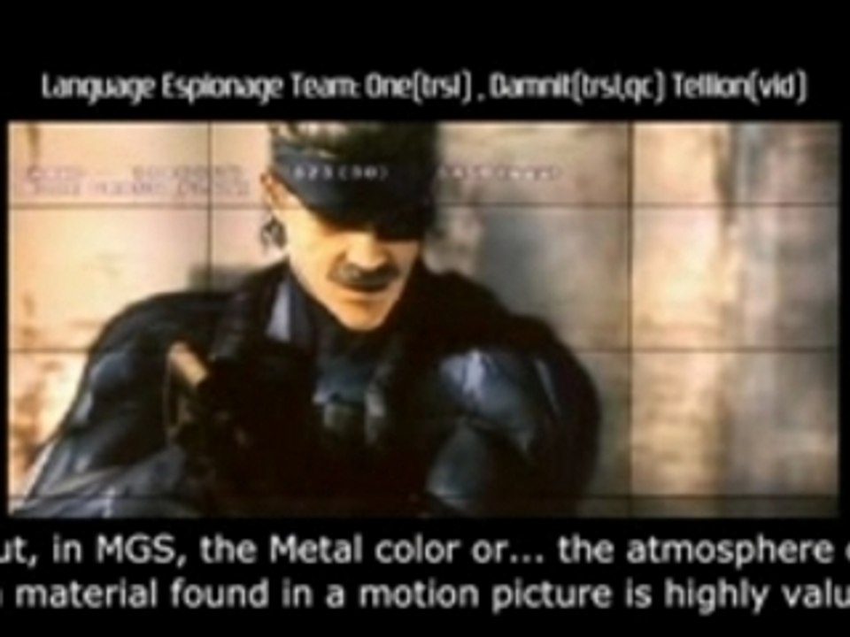 Metal Gear Solid 4 - Présentation Hideo Kojima