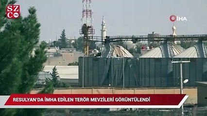 Resulyan’da imha edilen terör mevzileri görüntülendi