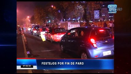 Cientos de personas celebraron la derogatoria del decreto 883 en Quito