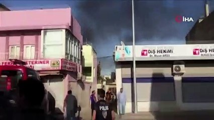 Ceylanpınar'da peş peşe atılan roketlerden biri eve isabet etti