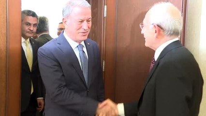 Akar, CHP'yi ziyaret etti (2)