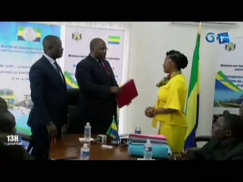 RTG/Passation de charge au ministère du tourisme entre la ministre Marie Rosine Itsana et le ministre Justin Ndoundangoye