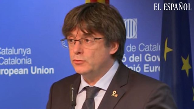 Comparecencia de Puigdemont desde Bruselas tras la sentencia del procés