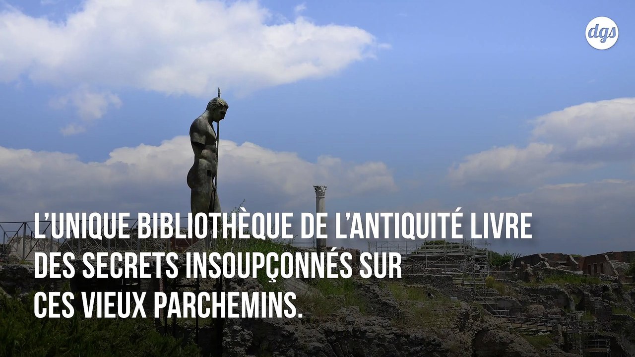 Les papyrus brûlés d'Herculanum pourraient renaître de leurs cendres avec une lecture aux rayons X