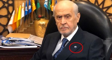 22 gün sonra ilk kez görüntülenen Devlet Bahçeli, taktığı rozetle Turan vurgusu yaptı