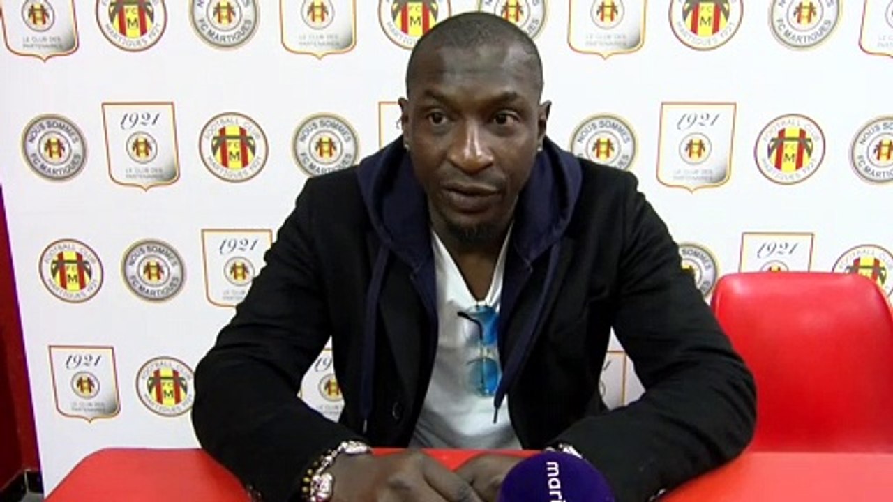 Mamadou Niang après la victoire de l'Athlético Marseille