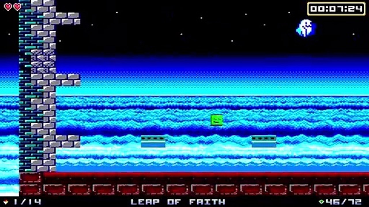 Super Life of Pixel - Armstrad CPC464 - lvl 6 'Leap of Faith'