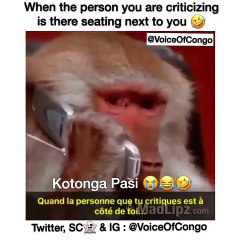 Quand la personne critiquée se trouve juste à coté