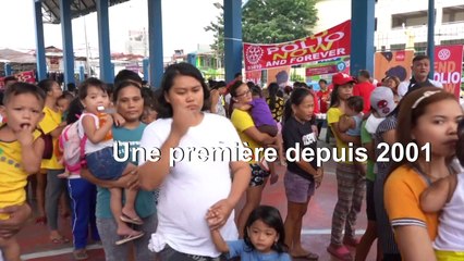 Les Philippines lancent une vaccination massive contre la polio