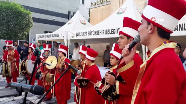 Şanlıurfa engelli mehteran takımından Mehmetçik'e anlamlı destek