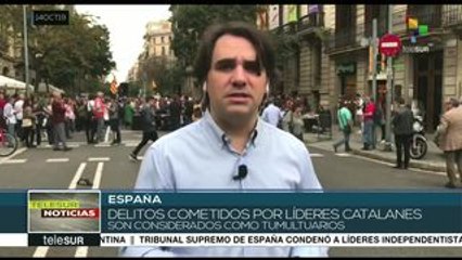 Condenas de hasta 13 años para independentistas catalanes