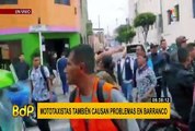 Mototaxistas de Barranco y Chorrillos enfrentados por disputa de paradero