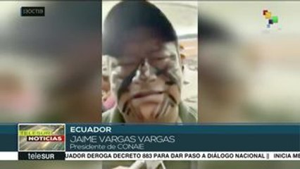 CONAIE:Ecuador se movilizará hasta lograr declaratoria del decreto 883