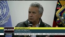 Lenin Moreno pide trabajar rápido en crear comisión y lograr acuerdos