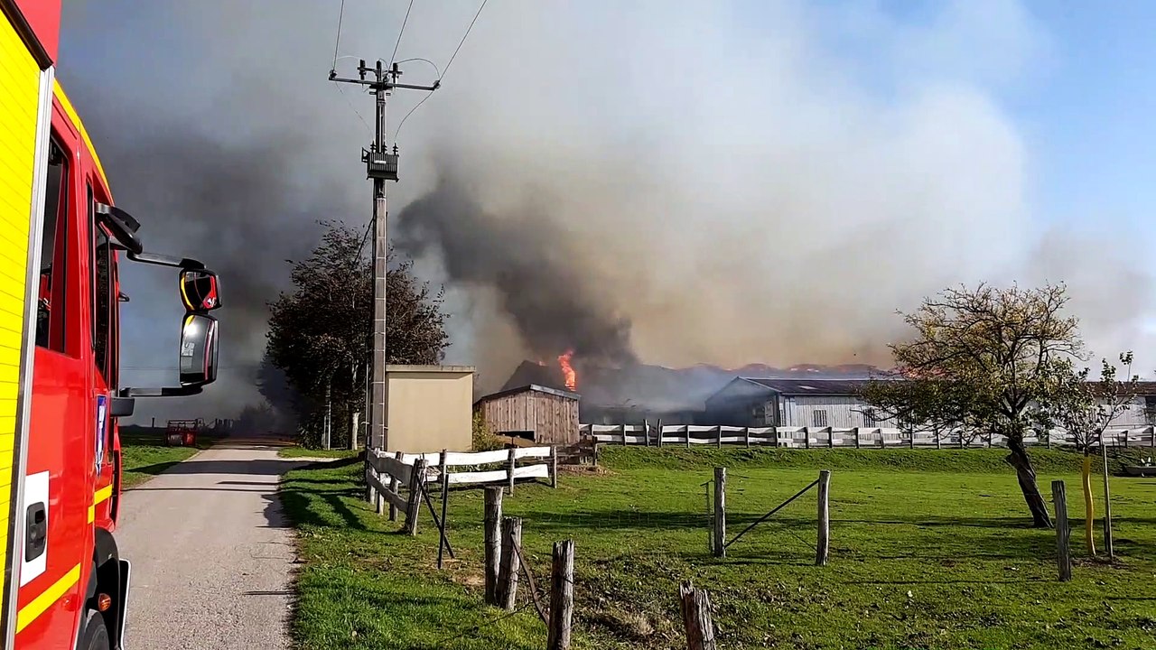 Haréville : incendie dans une exploitation agricole